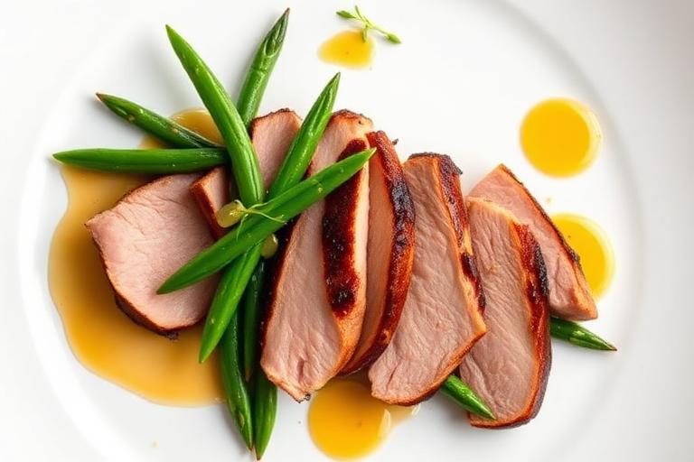 French Duck Breast with Green Beans
