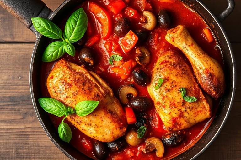 Italian Chicken Cacciatore