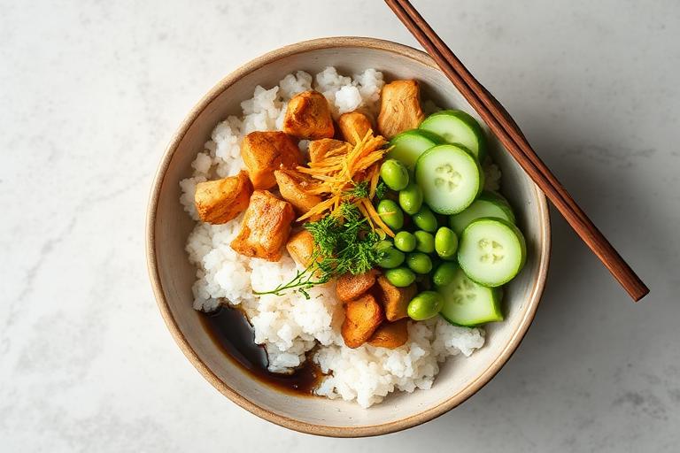 Japanese Chicken & Rice Bowl