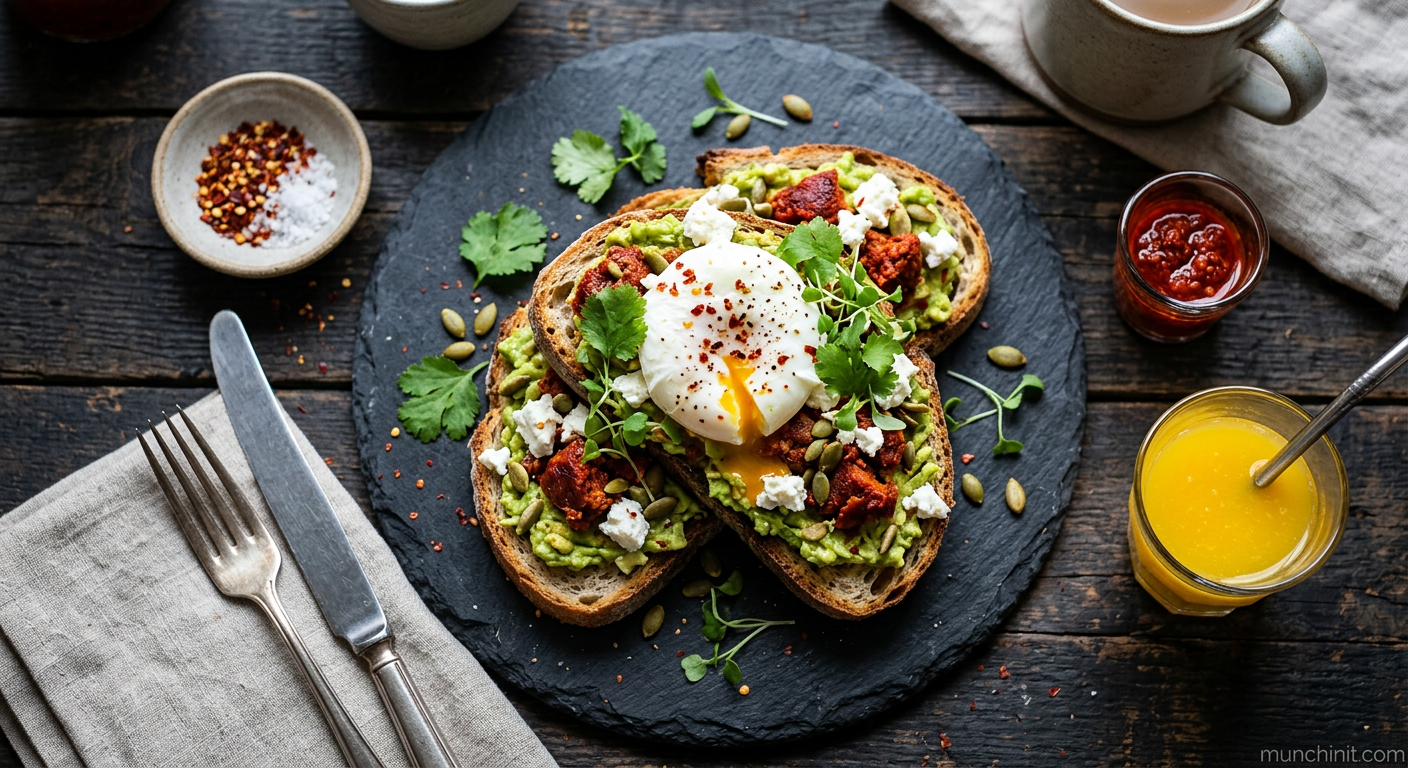 Fiery 'Nduja & Avocado Brunch Toast