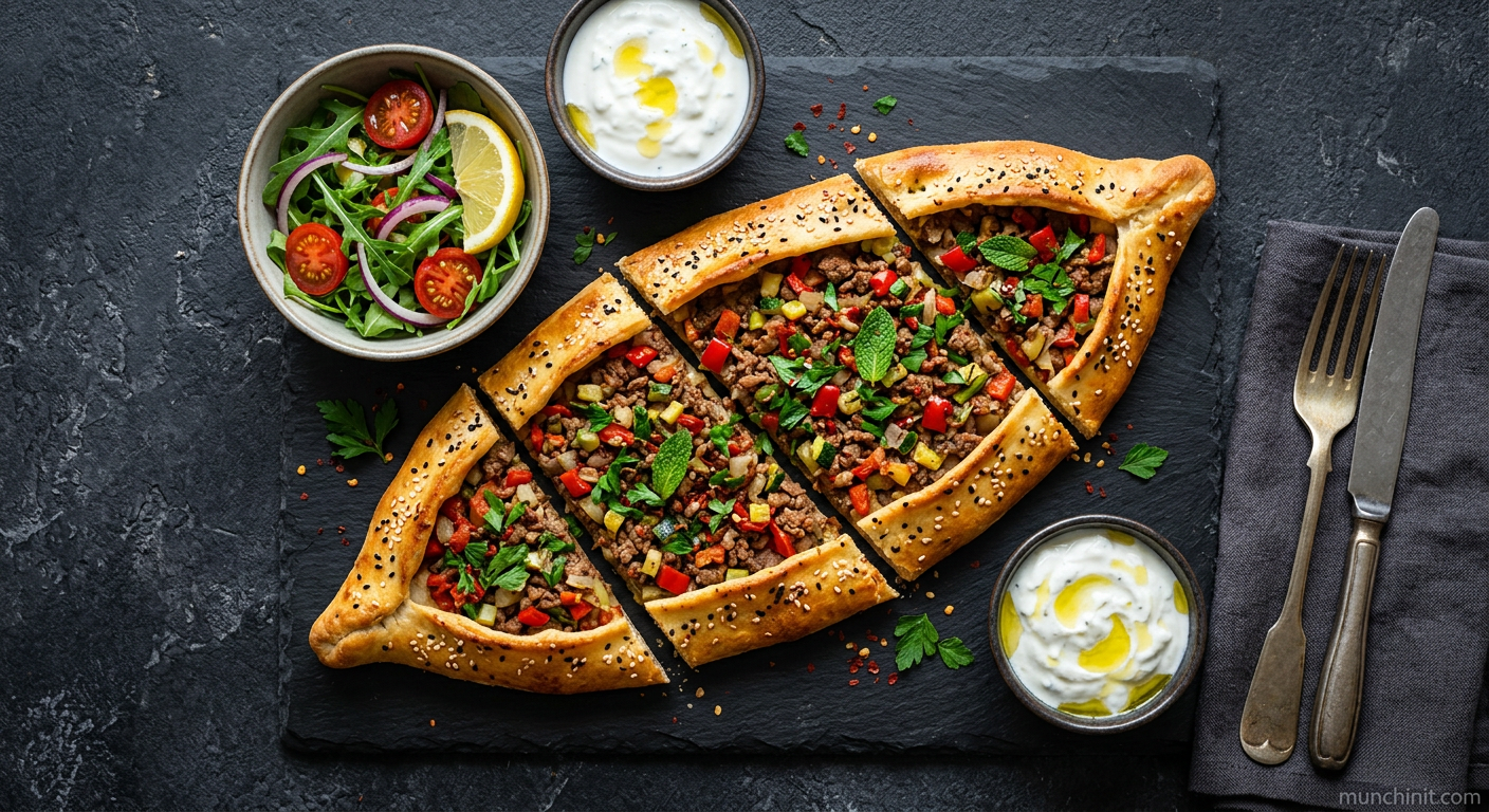 Lean Minced Beef & Vegetable Pide (Lite)