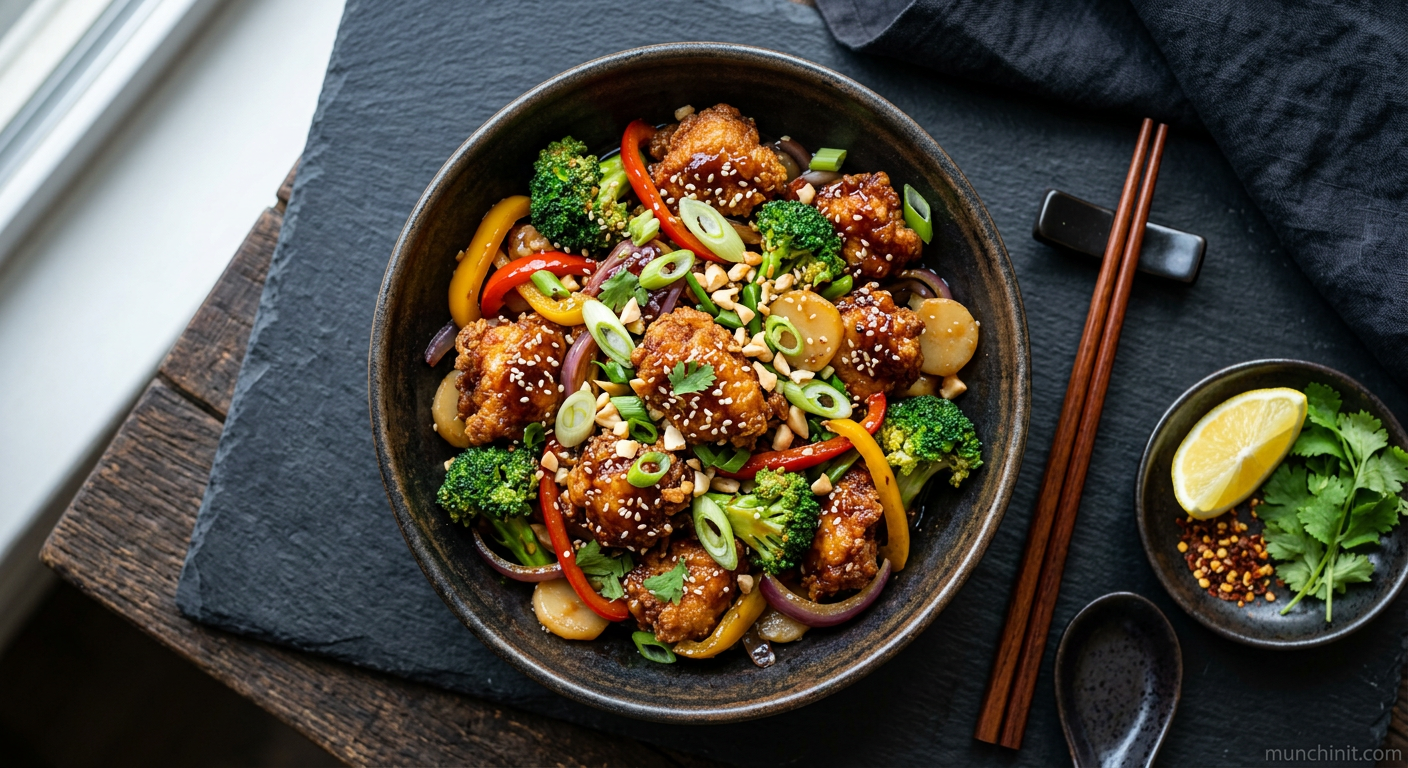 Crispy Hoisin Chicken Stir-Fry with Broccoli